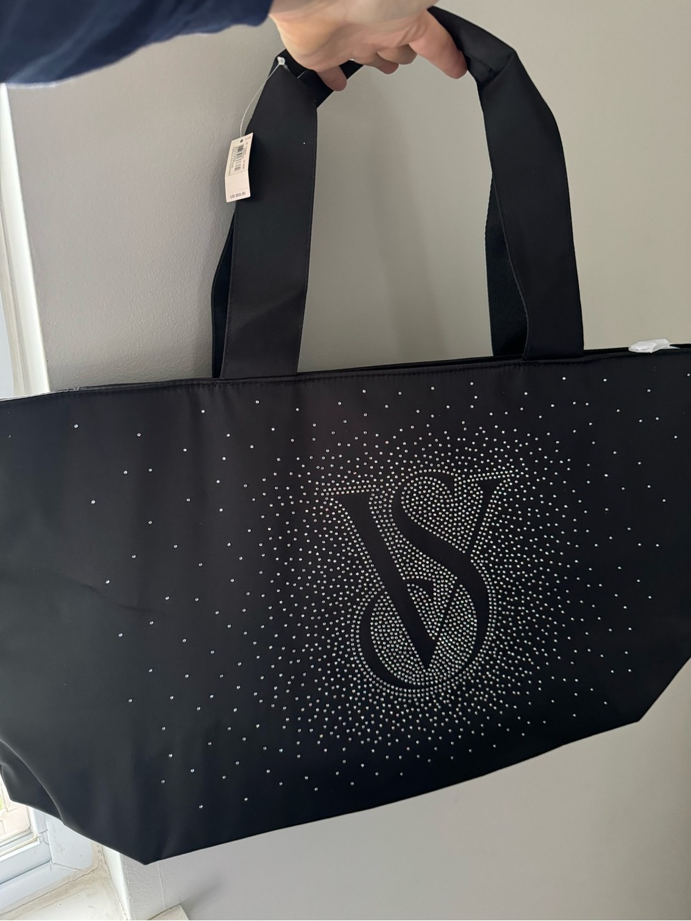 Victoria's Secret Tote Crystal-Studded VS Logo